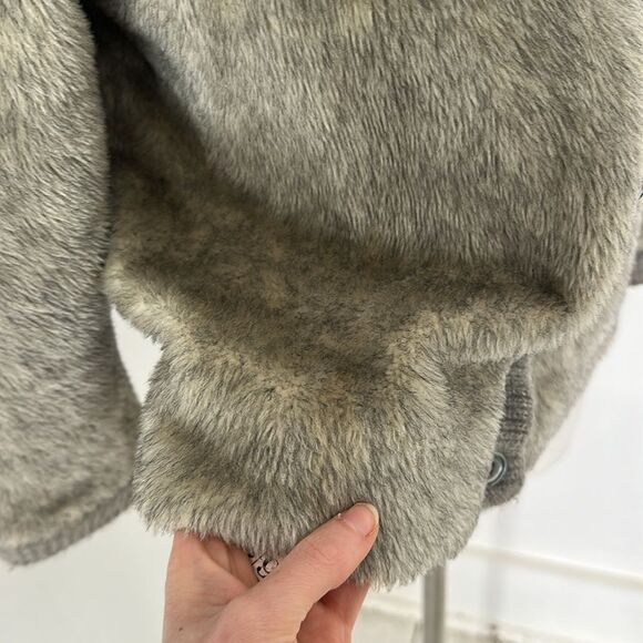 Vintage 1950s Furry Cardigan With Silk Lining Danella Sportswear - Picture 4 of 12